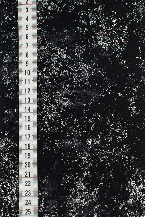 Ткань хлопок пэчворк черный, муар, ALFA (арт. 213033)