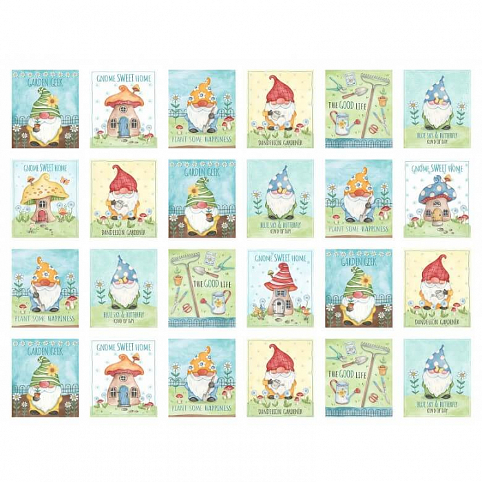 Ткань хлопок пэчворк разноцветные, детская тематика, Michael Miller (арт. DDC11239-MULT-D)