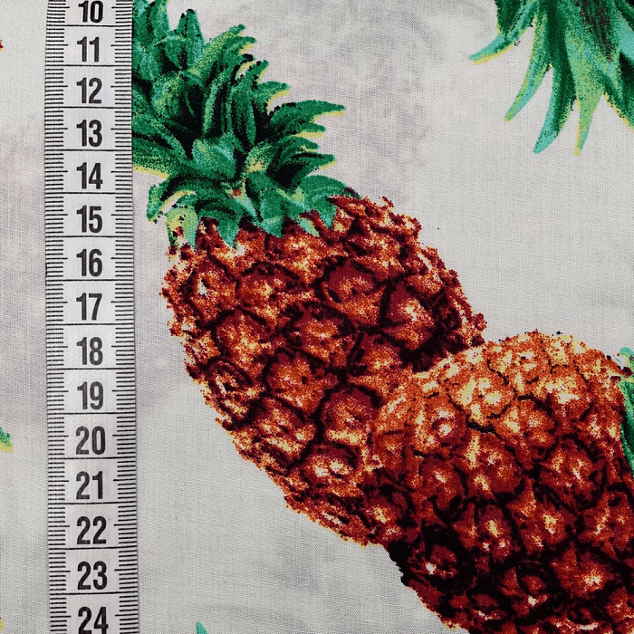 Ткань поплин пэчворк разноцветные, ягоды и фрукты, ALFA (арт. 232843)