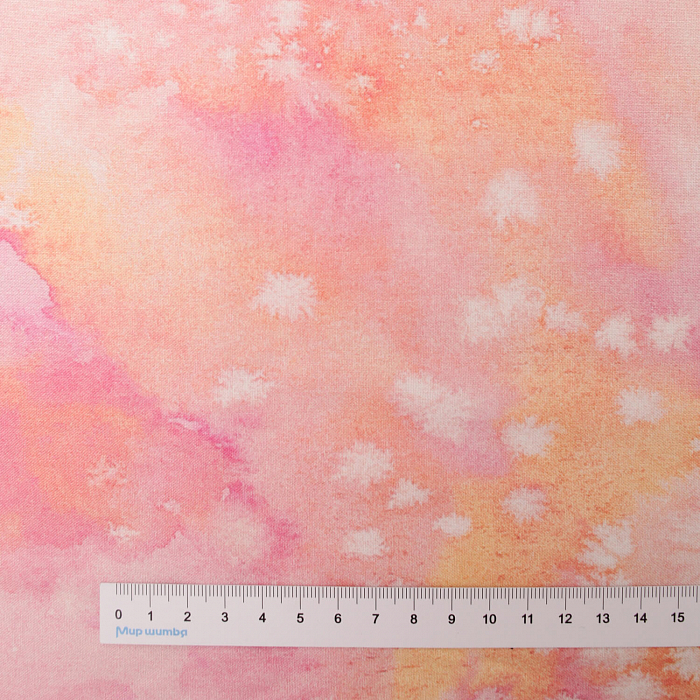 Ткань хлопок пэчворк розовый, муар, Moda (арт. 8433 21D)