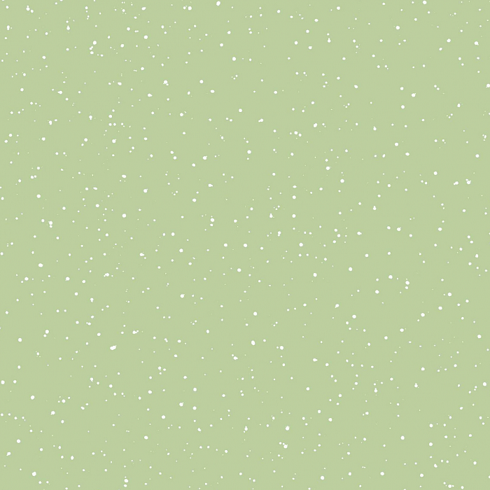 Ткань хлопок пэчворк зеленый, горох и точки новый год, Maywood Studio (арт. MASD10379-G)