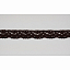 Кружево вязаное хлопковое Alfa AF-084-078 15 мм коричневый