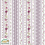 Ткань хлопок пэчворк сиреневый, цветы бордюры, Stof (арт. 4501-357)