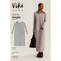 Выкройка женская платье «ЭНДИ» Vikisews