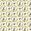 Ткань хлопок для пэчворка для одежды желтый, животные, Blank Quilting (арт. 9403-77)