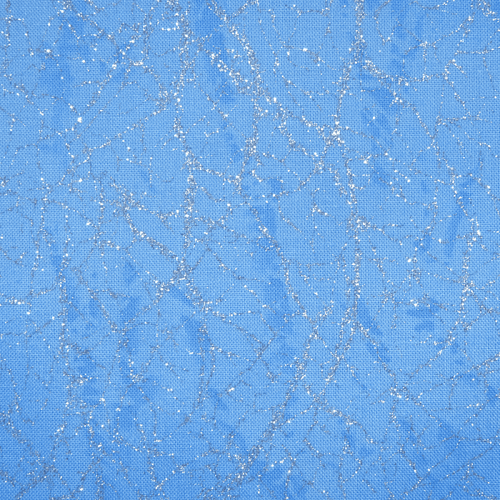 Ткань хлопок пэчворк голубой, с блестками, Windham Fabrics (арт. )