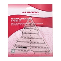 Линейка для пэчворка Aurora AU-60 Треугольник 60°
