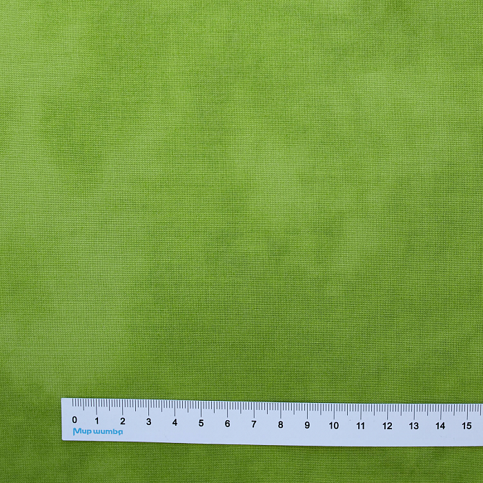 Ткань хлопок пэчворк зеленый, однотонная, Stof (арт. 4516-803)