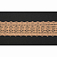 Кружево вязаное хлопковое Alfa AF-379-021 23 мм персиковый
