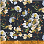 Ткань хлопок пэчворк черный разноцветные, цветы флора, Windham Fabrics (арт. 52253-9)
