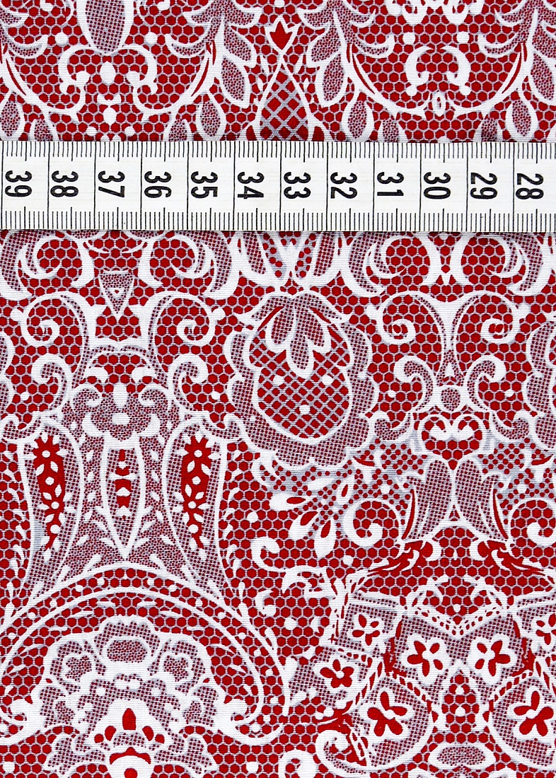 Ткань хлопок для пэчворка малиновый, , ALFA C (арт. 128584)