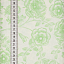 Ткань хлопок пэчворк зеленый белый, цветы, ALFA (арт. 232149)