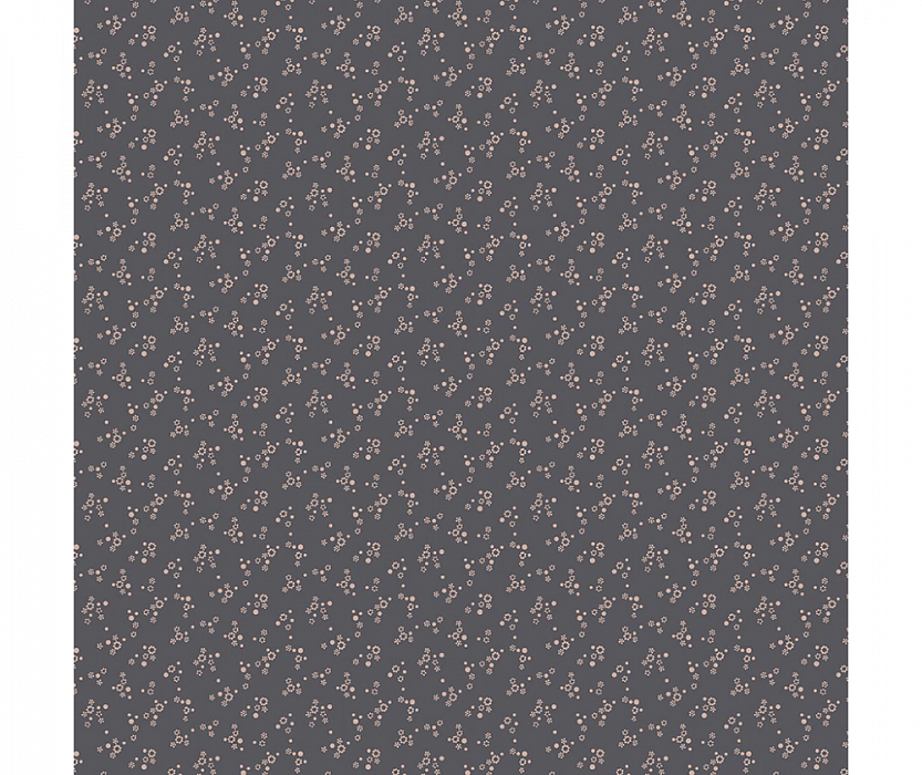 Ткань хлопок пэчворк серый, фактура флора, Riley Blake (арт. SC10706-CHARCOAL)