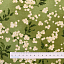 Ткань хлопок пэчворк зеленый, цветы горох и точки флора, Maywood Studio (арт. MAS9856-G)