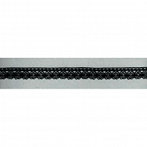 Тесьма вязанная IEMESA чёрный 20 мм