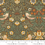 Ткань хлопок пэчворк разноцветные, птицы и бабочки природа, Moda (арт. 8367 17)