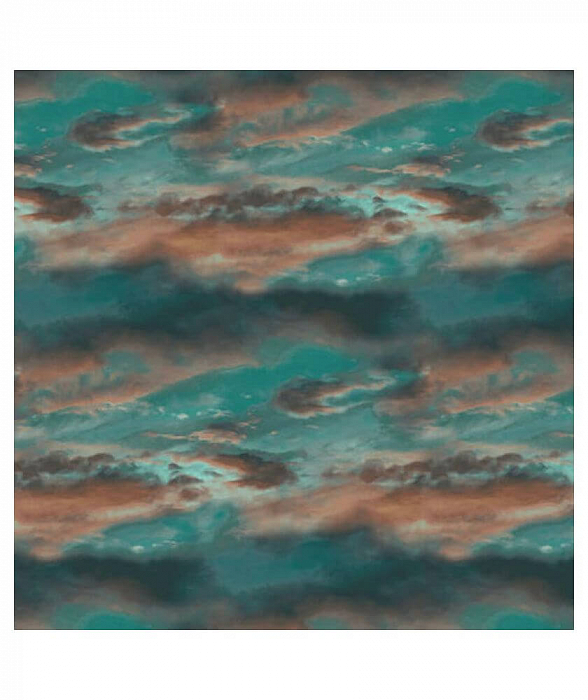 Ткань хлопок пэчворк синий, морская тематика природа реалистичные космос и планеты, Blank Quilting (арт. 1798-67)