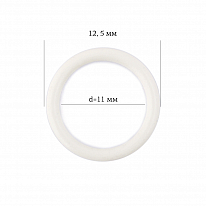 Кольцо для бюстгальтера Arta-F металл 11 мм молочный