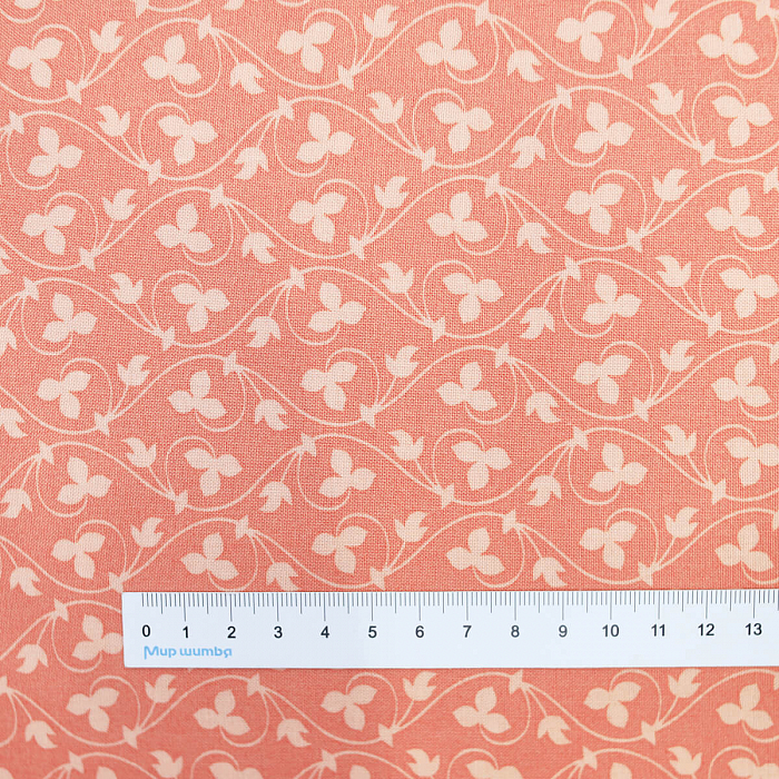 Ткань хлопок пэчворк розовый, цветы, Moda (арт. 20455 18)
