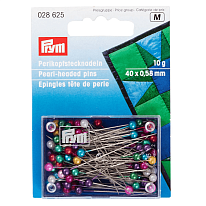 Булавки портновские Prym 28625 0,58 х 40 мм 10 гр.разноцветные