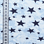 Ткань трикотаж домашний текстиль голубой, звезды, Stof (арт. 118766)
