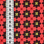 Ткань хлопок пэчворк красный, цветы, Michael Miller (арт. DC3897-EART-D)