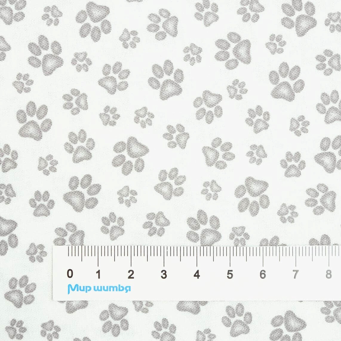 Ткань хлопок для пэчворка белый, животные, Elizabeth`s (арт. 5416-11)