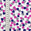 Ткань хлопок пэчворк фиолетовый, геометрия, Benartex (арт. CX6293-JEWE-D)