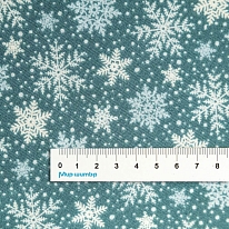 Ткань 100% хлопок [1368-71 TEAL BLUE]