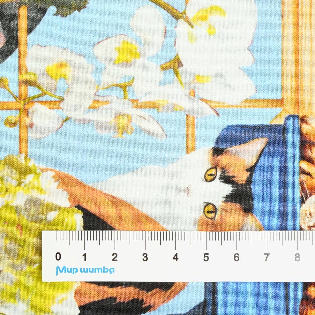 Ткань хлопок для пэчворка разноцветные, животные, Blank Quilting (арт. 5416-11)