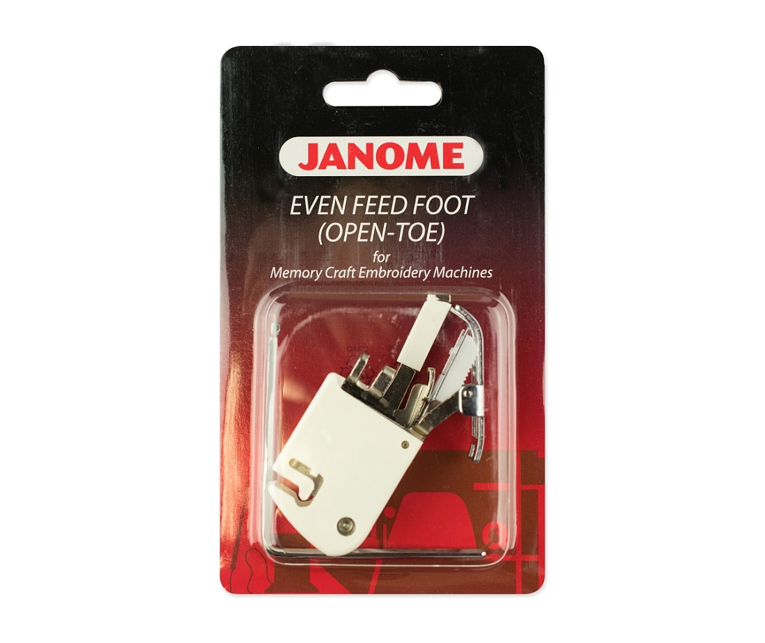 Лапка шагающая открытая с направл. Janome 200338006 7 мм