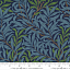 Ткань хлопок пэчворк синий, флора, Moda (арт. 8361 13)