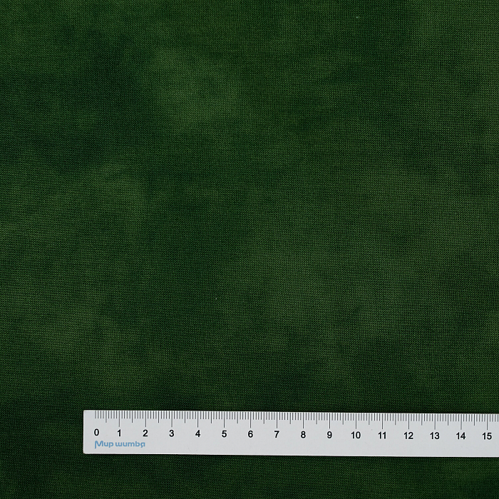 Ткань хлопок пэчворк зеленый, однотонная, Stof (арт. 4516-810)