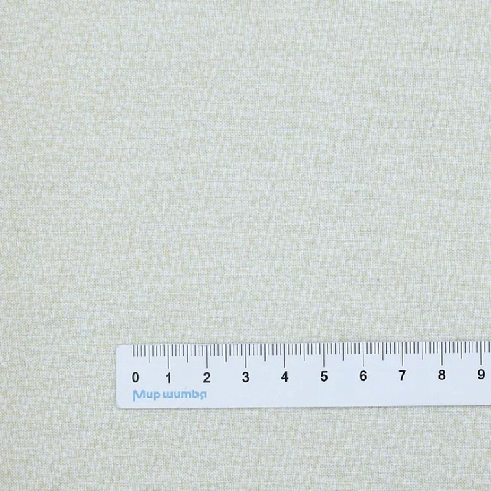 Ткань хлопок пэчворк белый, горох и точки, Stof (арт. 4511-124)
