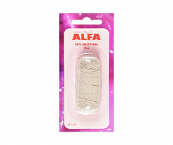 Нить эластичная (резинка) Alfa AF-1111 Beige 25 м