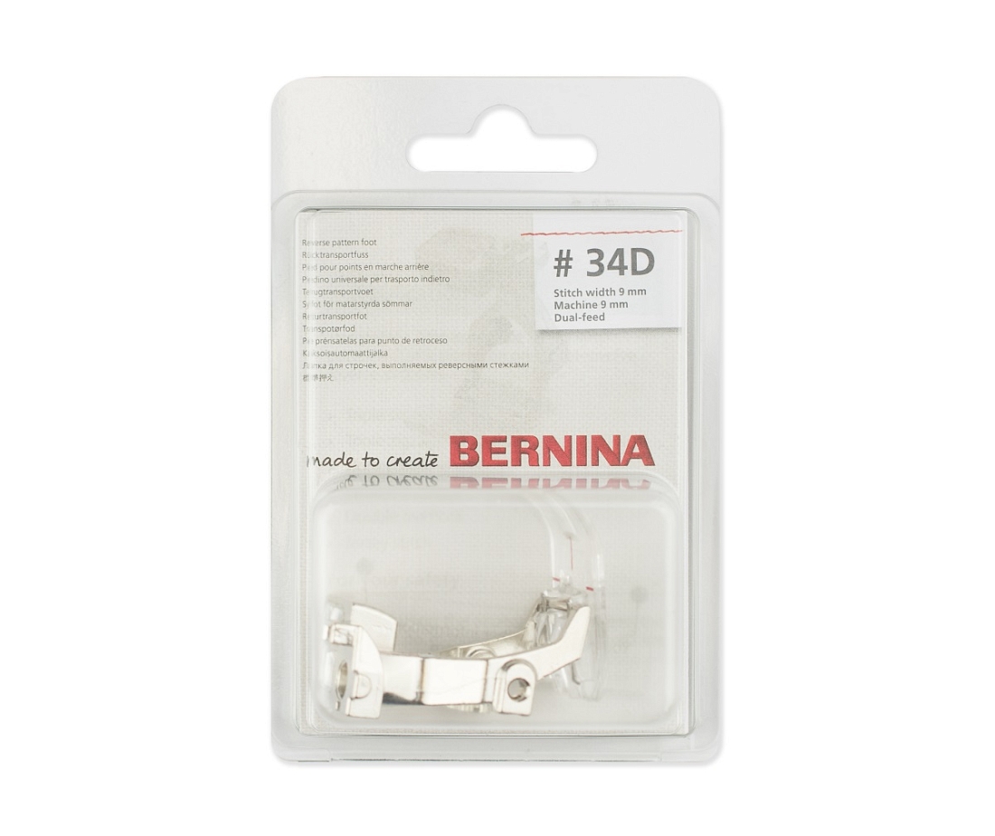 Лапка для реверсных стежков Bernina 032 961 72 00 № 34D
