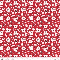 Ткань 100% хлопок [C5131-RED]