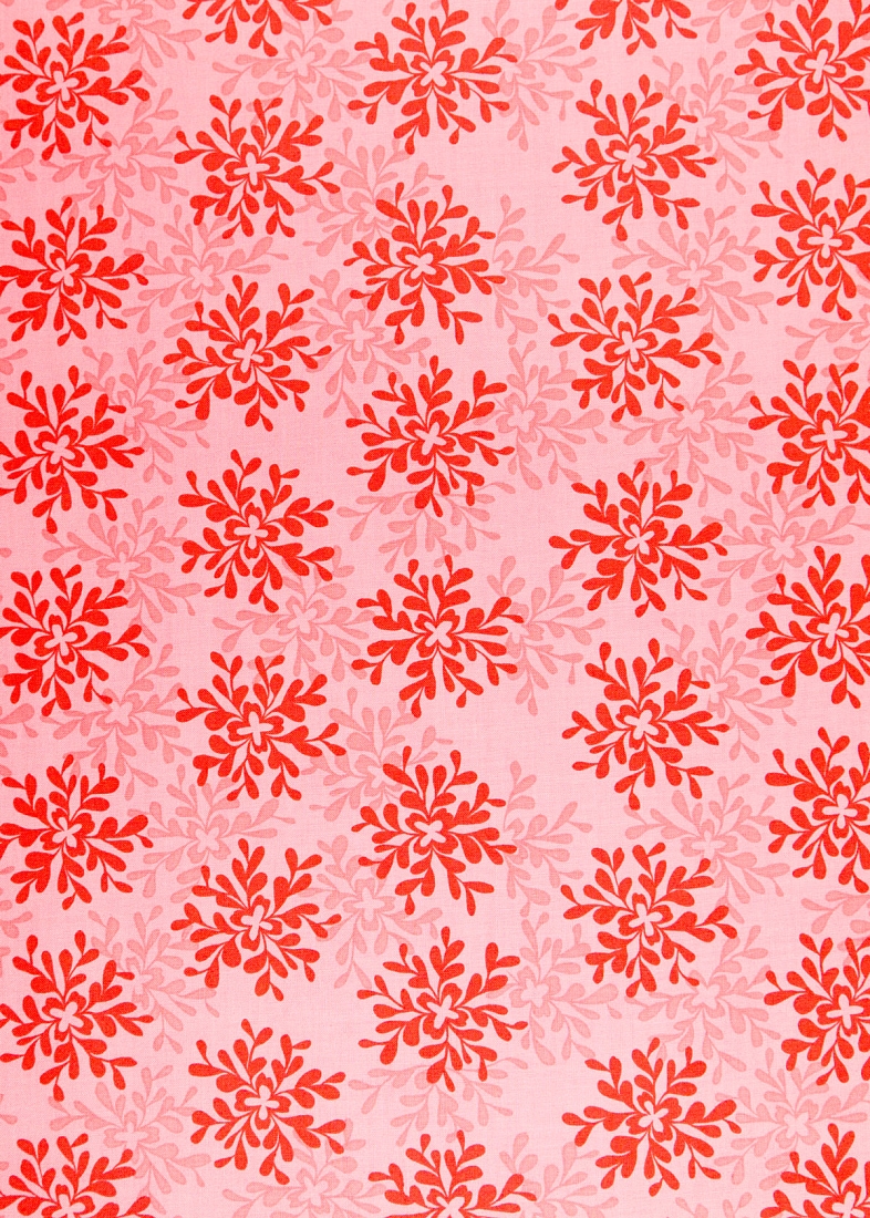 Ткань хлопок для пэчворка для одежды розовый, флора, Westminster Fibers (арт. CX3137-SEA)