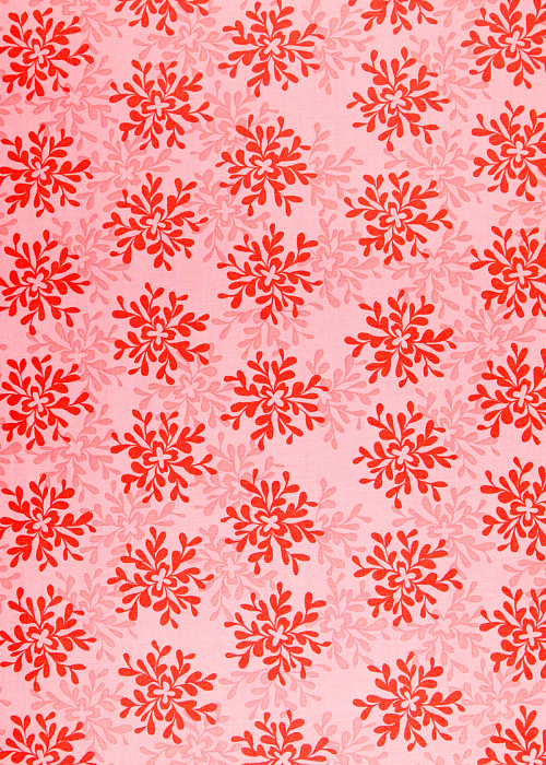 Ткань хлопок пэчворк розовый, флора, Westminster Fibers (арт. VW25.ROSE)