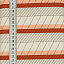Ткань хлопок пэчворк коричневый серый оранжевый, полоски, ALFA (арт. AL-5645)