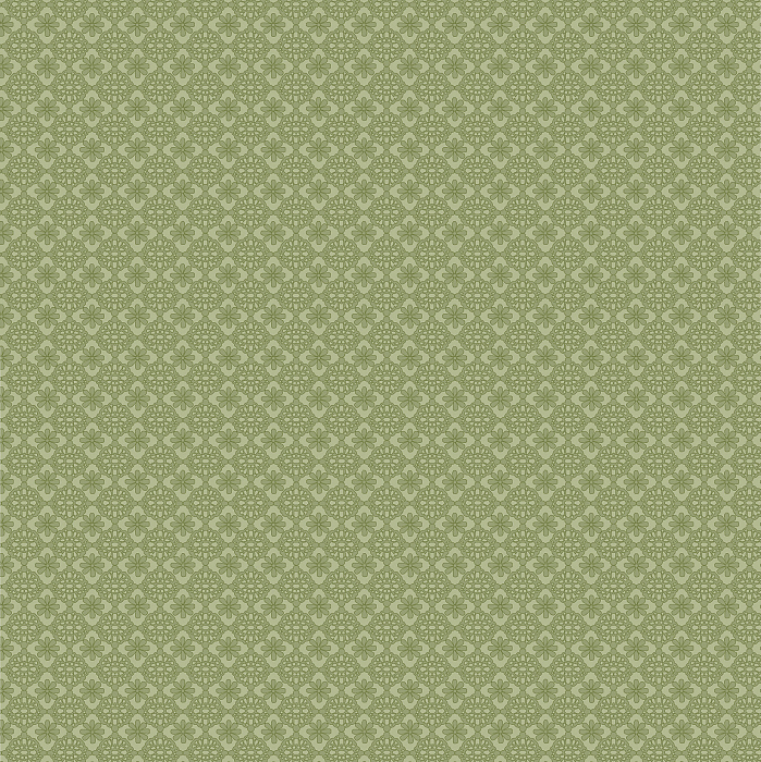 Ткань хлопок пэчворк болотный, мелкий цветочек, Benartex (арт. 253314)