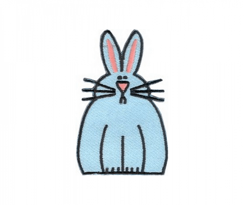 Нашивка Голубой кролик