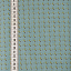 Ткань хлопок пэчворк бирюзовый, горох и точки, ALFA (арт. 229606)