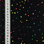 Ткань хлопок пэчворк черный разноцветные, геометрия, ALFA (арт. 212998)