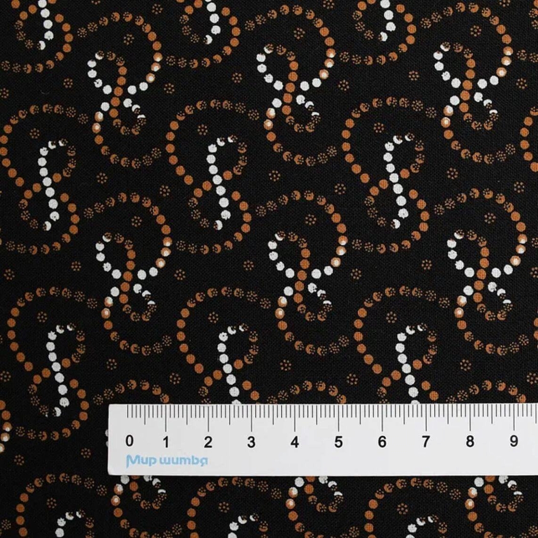 Ткань хлопок для пэчворка для одежды черный, фактура, Moda (арт. 6894 28)