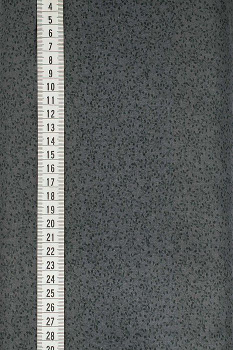Ткань хлопок пэчворк серый, мелкий цветочек, ALFA Z DIGITAL (арт. 224297)