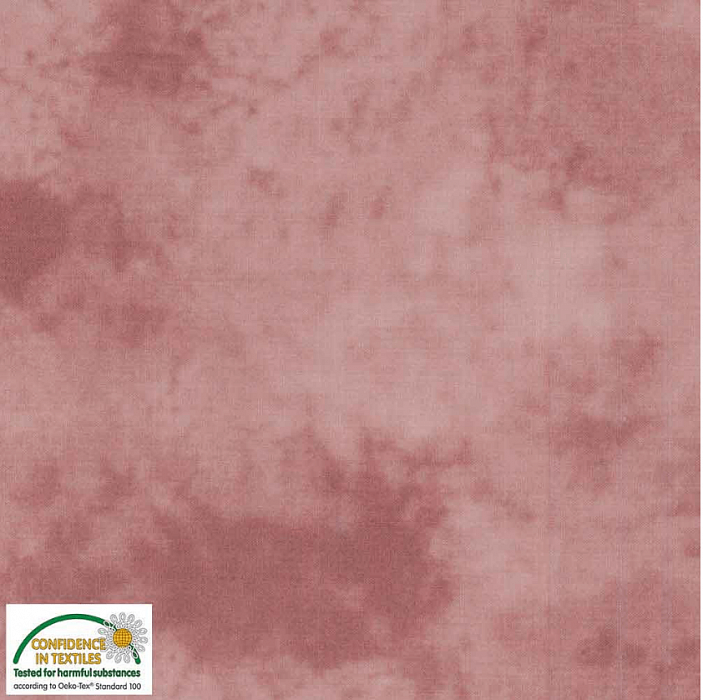 Ткань хлопок пэчворк розовый, однотонная, Stof (арт. 4516-513)