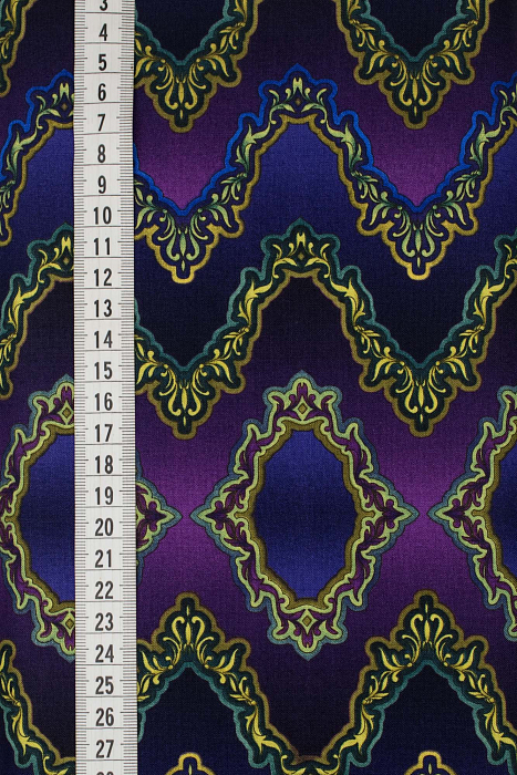 Ткань хлопок пэчворк разноцветные, полоски, ALFA (арт. 232232)
