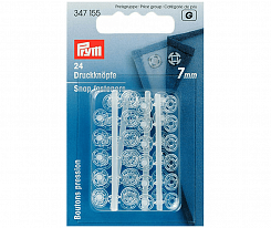 Кнопки пришивные Prym 347155 пластик 7 мм прозрачные