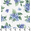 Ткань хлопок для пэчворка для одежды белый, цветы, Maywood Studio (арт. C120-DAFFODIL)